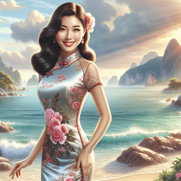 海角亲姐穿旗袍