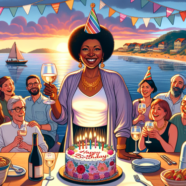 海角妈妈过生日喝酒