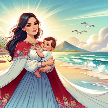 海角披风妈妈图片大全